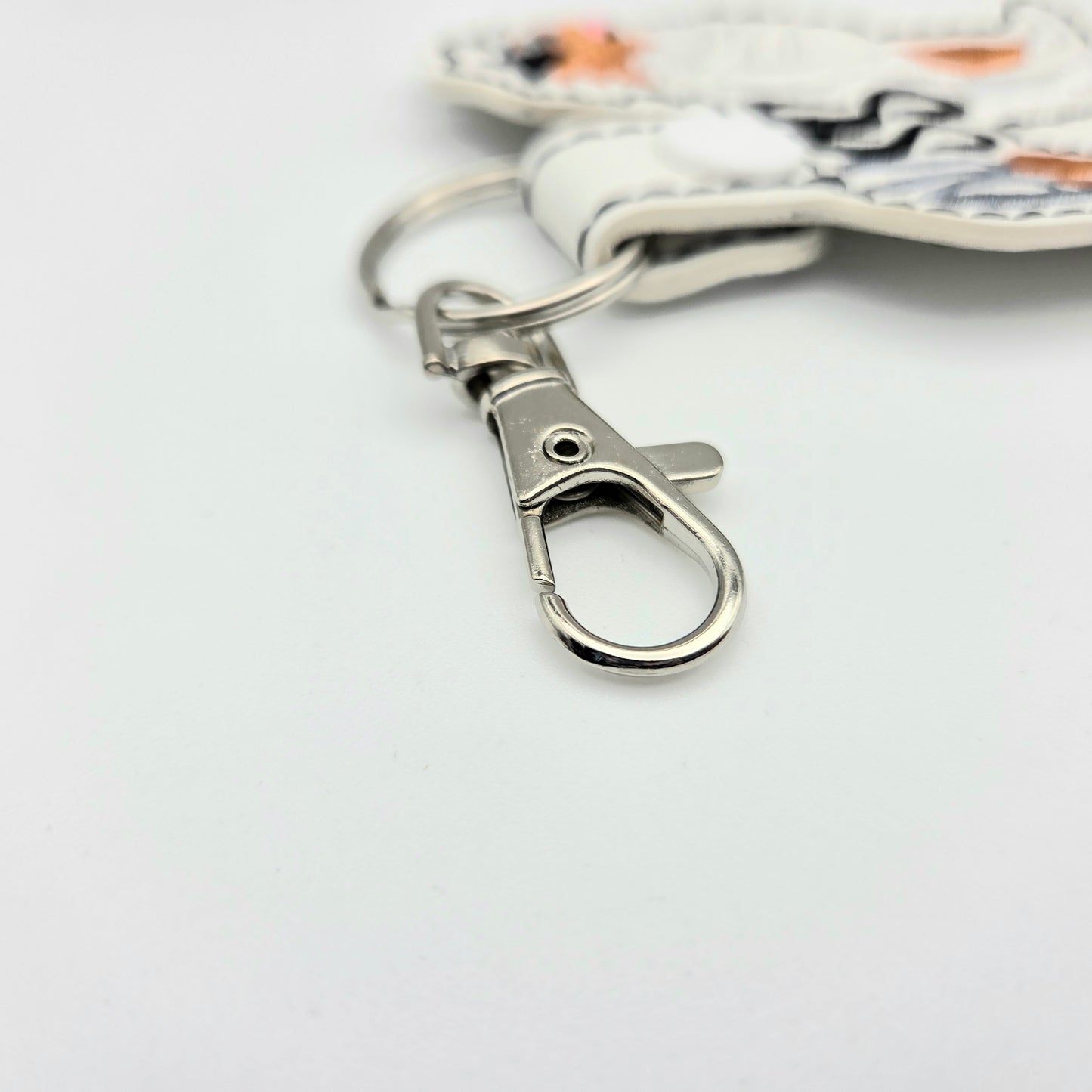 Australian Shepherd Keychain – Embroidered Snap Tab Charm
